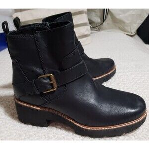Naturalizer Cabaret Moto Womens Boots Black 8.5 NEW